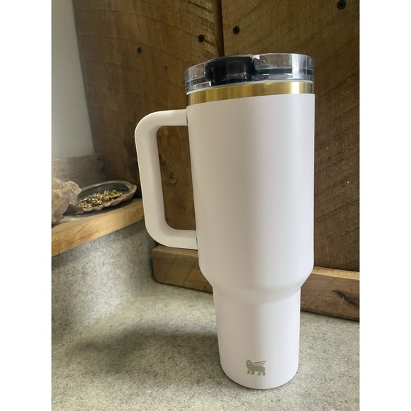 Stanley Quencher Pro Tour Flip Straw Tumbler | 40 OZ White - Picture 3 of 6